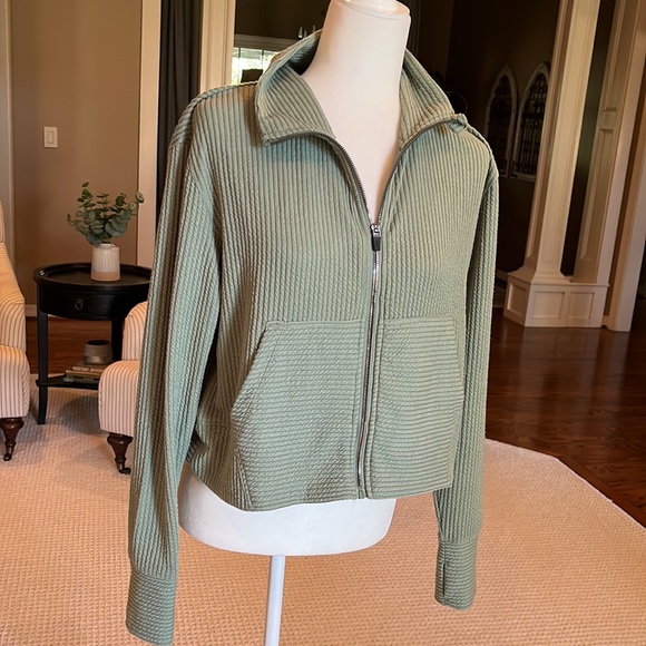 Nine West Active Green Zip Up Jacket - Picture 8 of 14